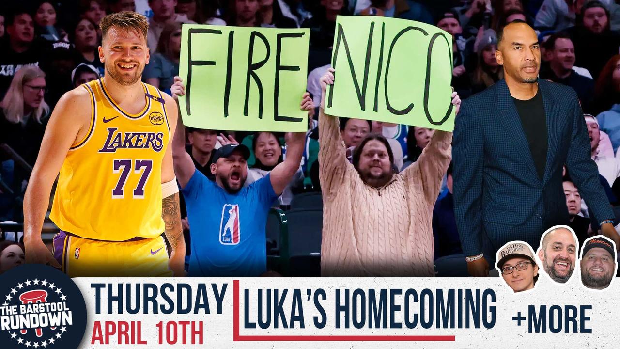 Luka Doncic Gets Revenge In Return To Dallas - Barstool Rundown - April 10th, 2025