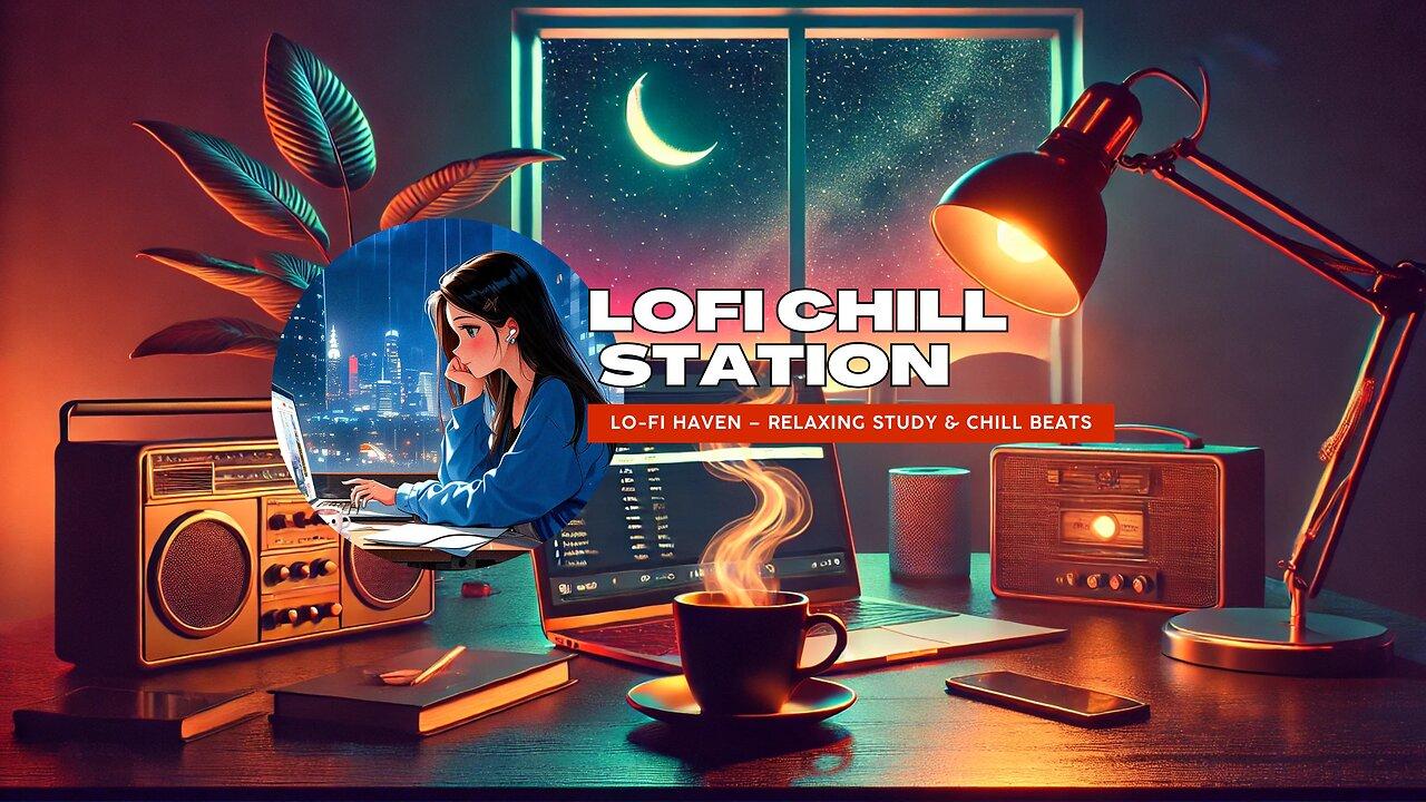 🌙🎶 Lo-Fi Haven – Relaxing Study & Chill Beats | Focus Music