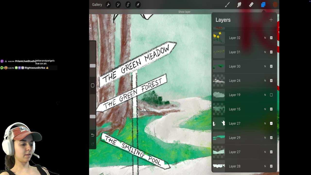 LetterandPaige Art Livestream (Reddy Fox pt4)
