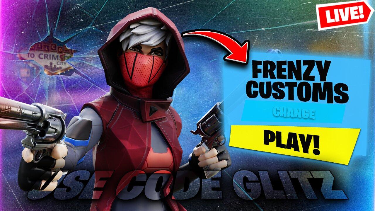 🚨 OPEN LOBBY CUSTOMS 🔫 | GET IN HERE & POP OFF 🌟USE CODE GLITZ🌟 🔥 #FortniteCustoms #LiveGaming 🔥
