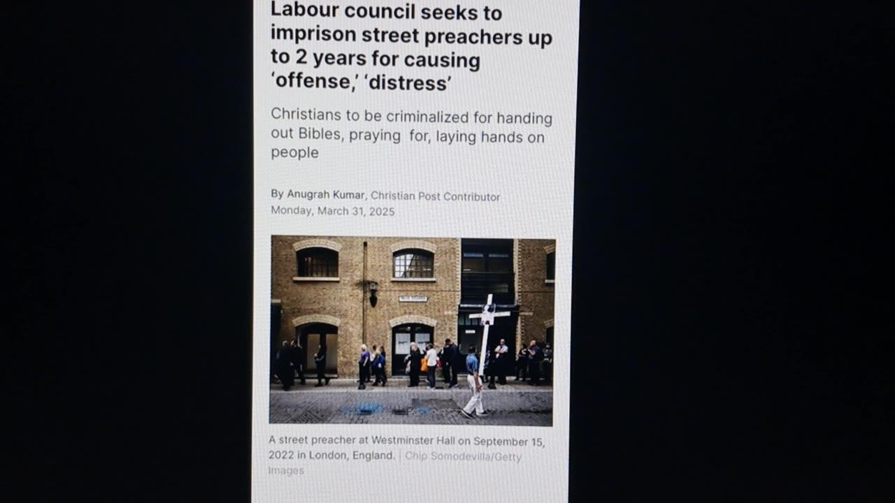 STREET PREACHERS WILL BE GIVE 2YRS. IN JAIL FOR TEACHING THE BIBLE!!-SAINTS OF JERSEY 2