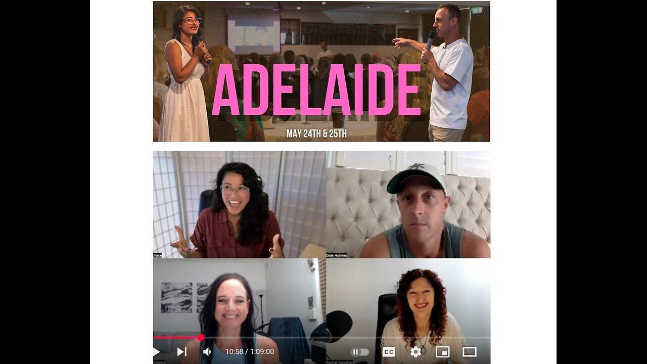 Dale Holmes; Georgina Grace; Nereeda McInnes; Julia Starr; Adelaide 24/25th May - ticket link below