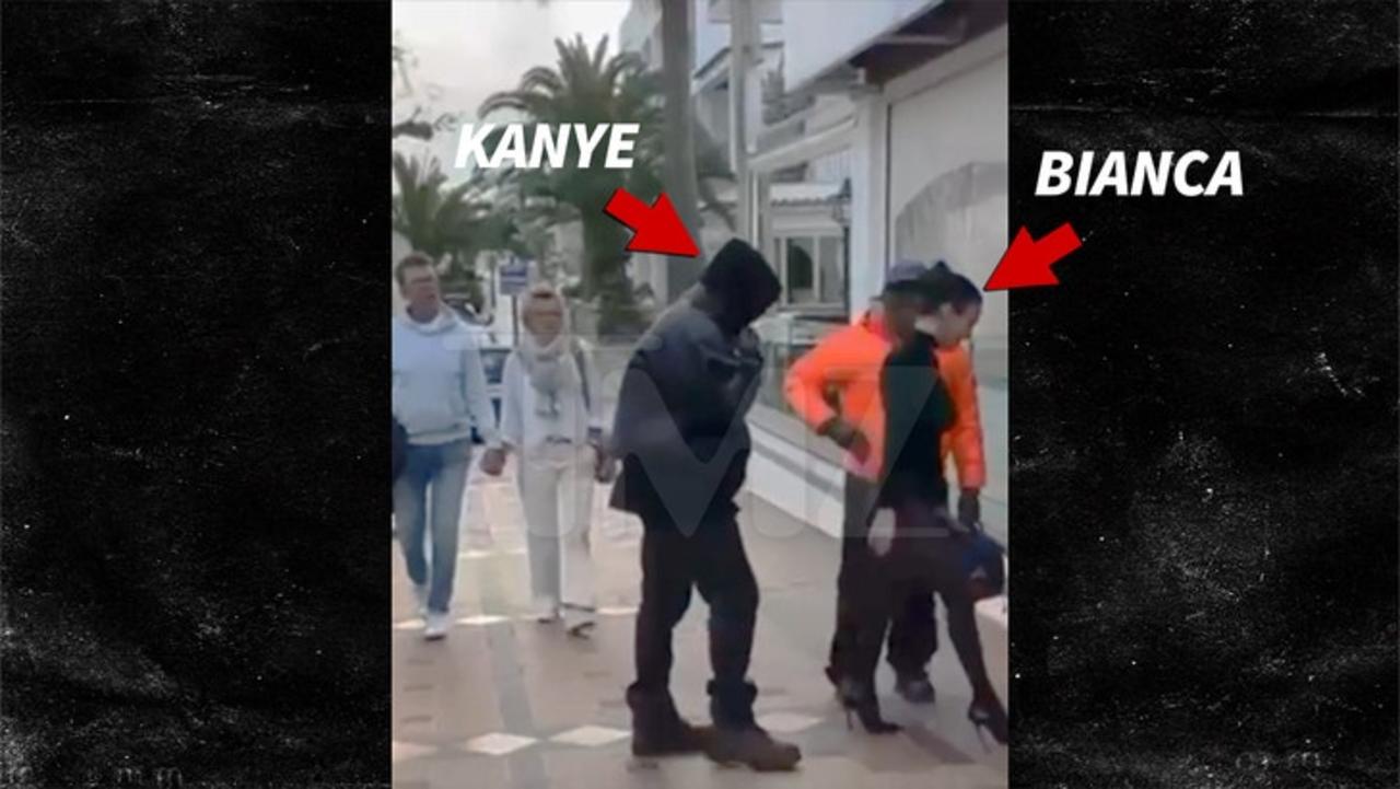 Kanye West & Bianca Censori Arrive to Indian Restaurant Together, on Video