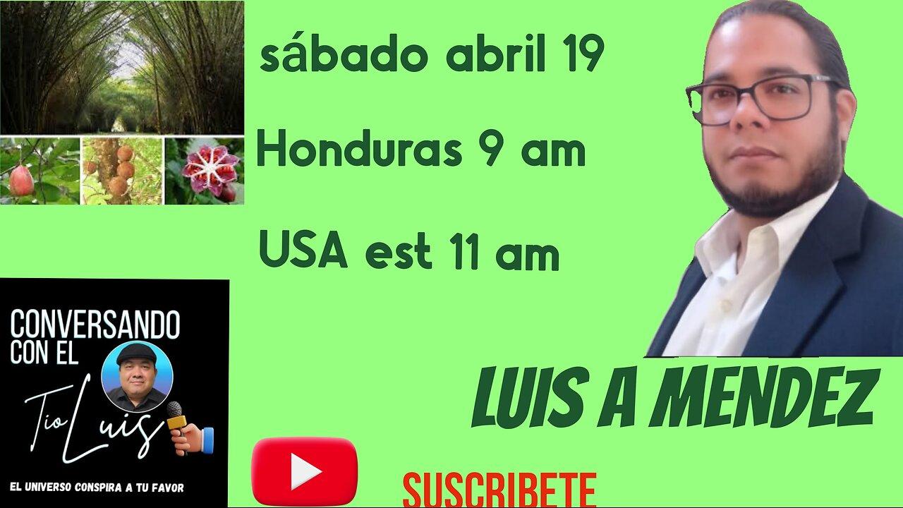 LUIS ANTONIO MENDEZ VALLEJO BIOLOGO Y FUNDADOR DE LA COALICION AMBIENTAL DE HONDURAS