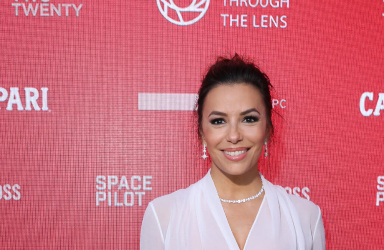 Eva Longoria told Pope Francis she and her husband had previously been divorced when he was preparing to bless them ahead of the