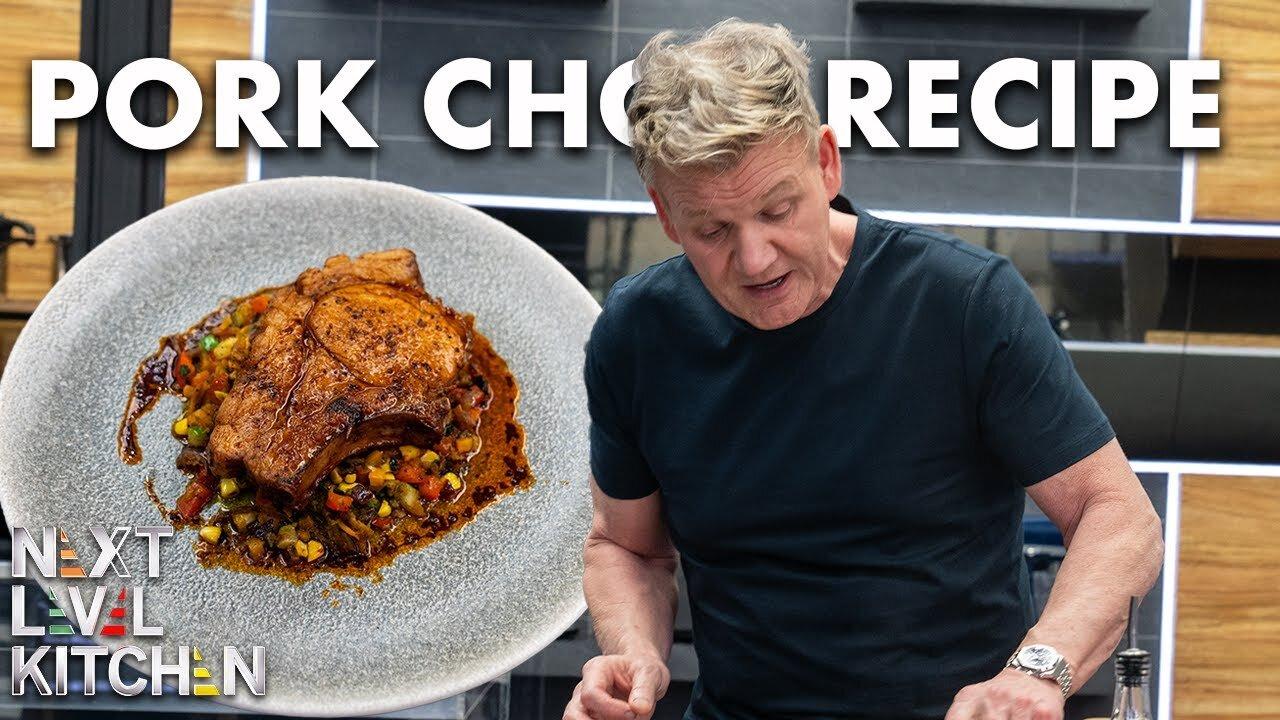 Gordon Ramsay cooks the perfect pork chop / Recipe