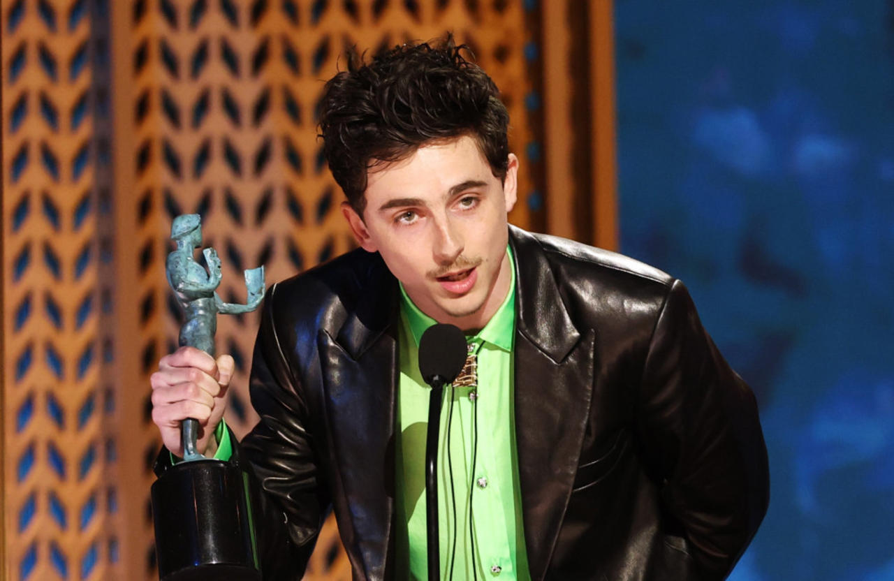 Timothee Chalamet dropped by his old school for a surprise visit