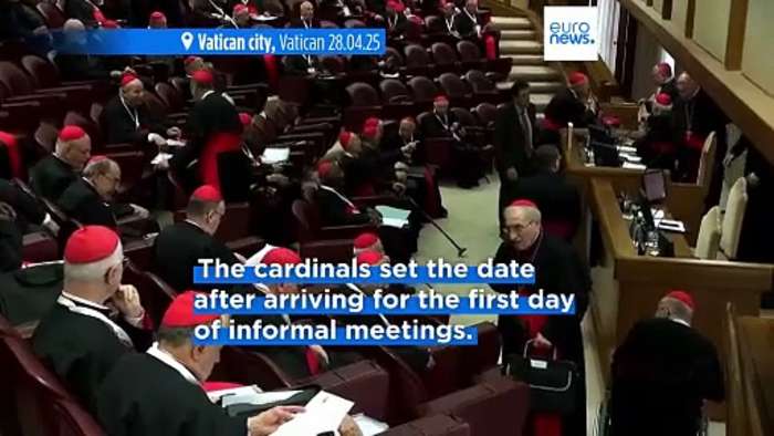 Conclave to elect successor to Pope Francis will start on 7 May, Vatican says