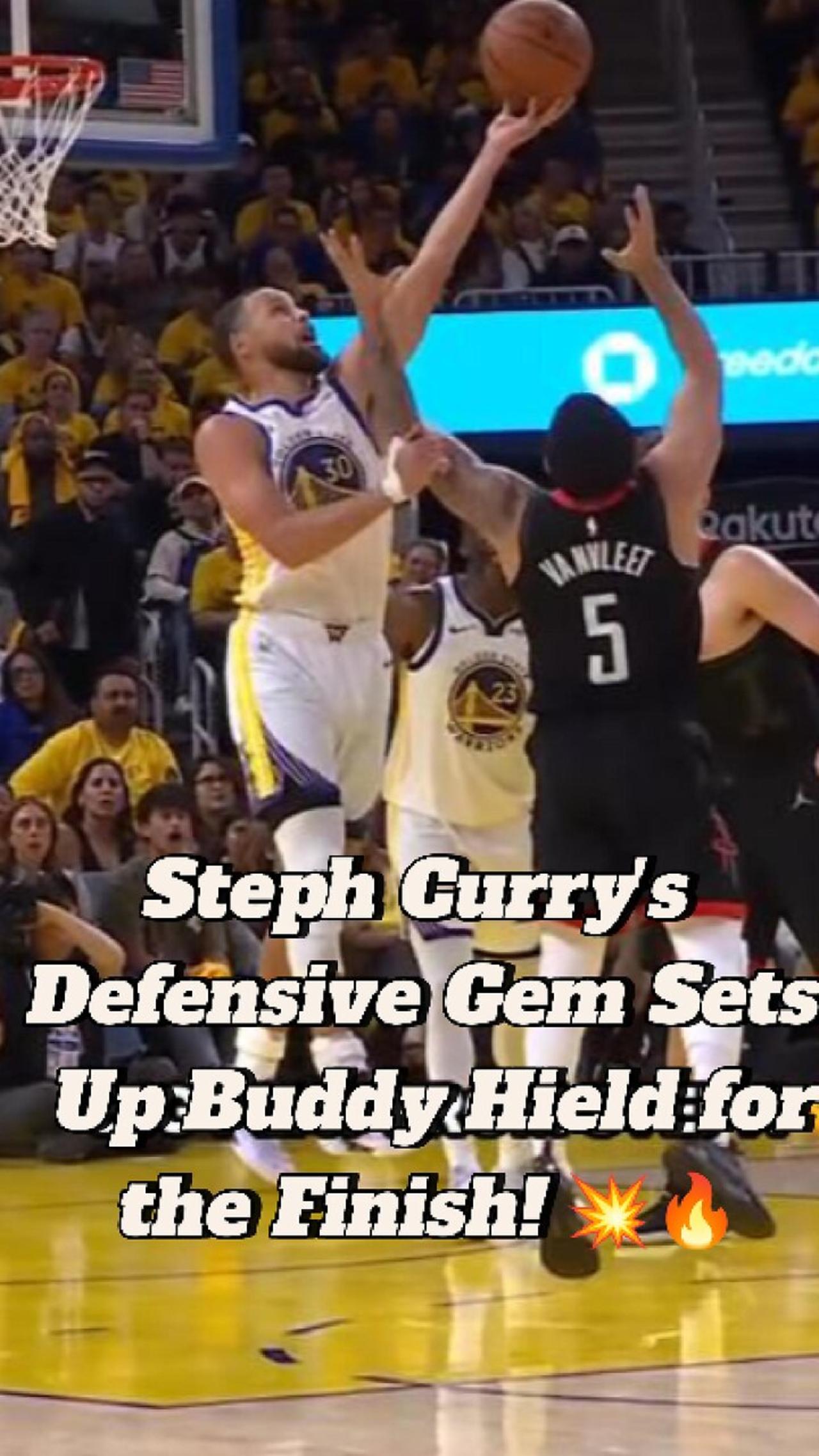 Steph Curry's Defensive Gem Sets Up Buddy Hield for the Finish! 💥🔥