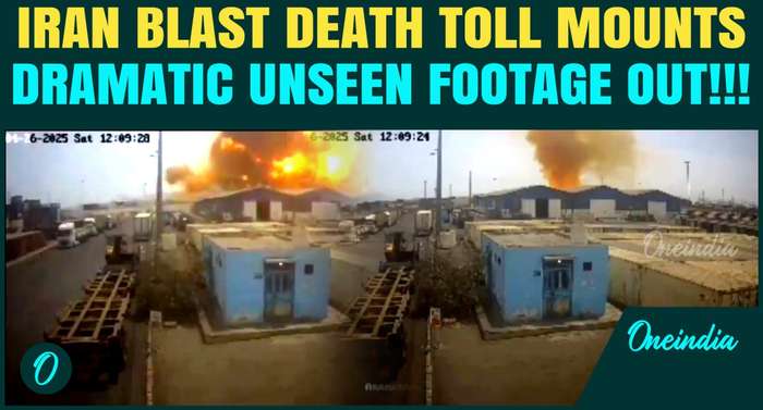 Iran Explosion UNSEEN Video: Over 70 Dead, 1200 Injured | Watch Explosion Tear Through Iranian Port