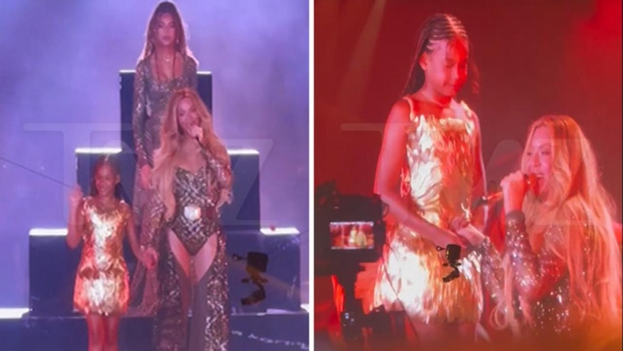Beyoncé Hits the Stage at SoFi Stadium with Blue Ivy and Rumi