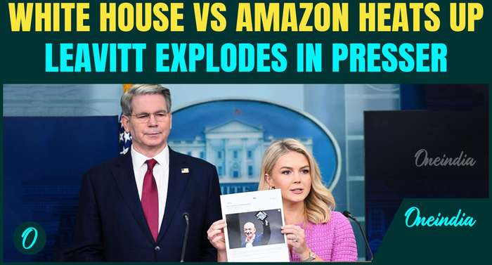 Trump DECLARES WAR on Amazon as Bezos Launches ‘Hostile’ Tariff Attack—Leavitt SLAMS Political Stunt