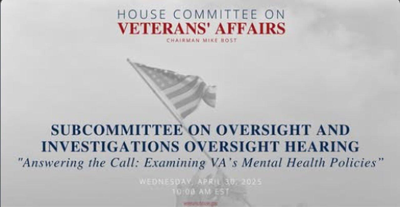 Subcommittee on Oversight and Investigations Oversight Hearing