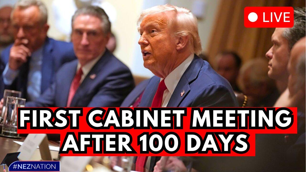FIRST CABINET MEETING AFTER 100 DAYS IN OFFICE LIVE!