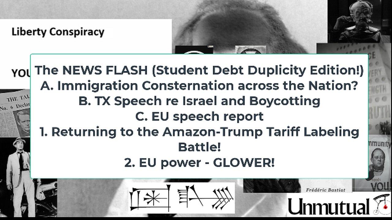 Liberty Conspiracy LIVE 4-30-25 Amazon Fallout, Immigration Courts, SPEECH?