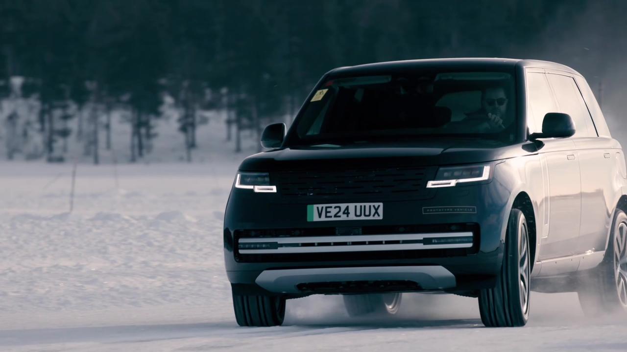 Impressing on the ice - Range Rover Electric prototypes excel in latest winter testing and development cycle
