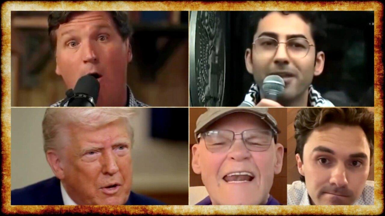 Tucker RAGES Over Shapiro, Detained Protester RELEASED, Trump UNHINGED on ABC, Carville vs. Hogg