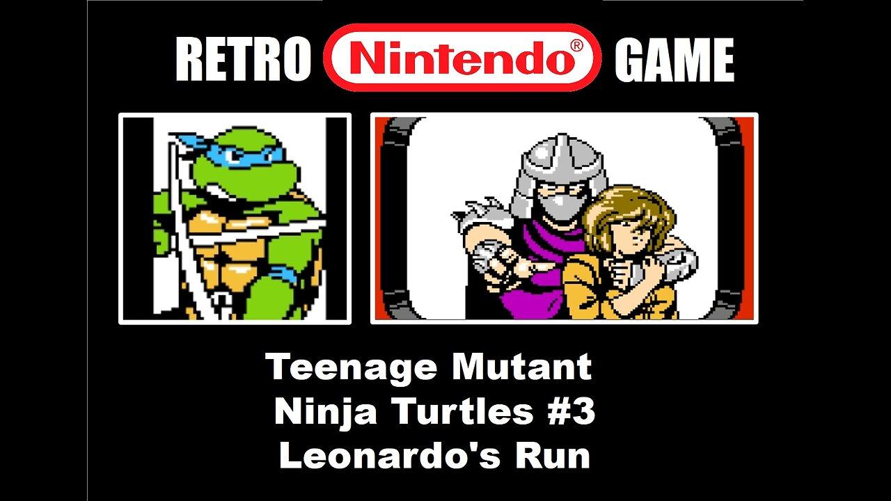 Teenage Mutant Ninja Turtles #3, Leonardo's Run: Chill & Chat with BrightGaming playing NES Games