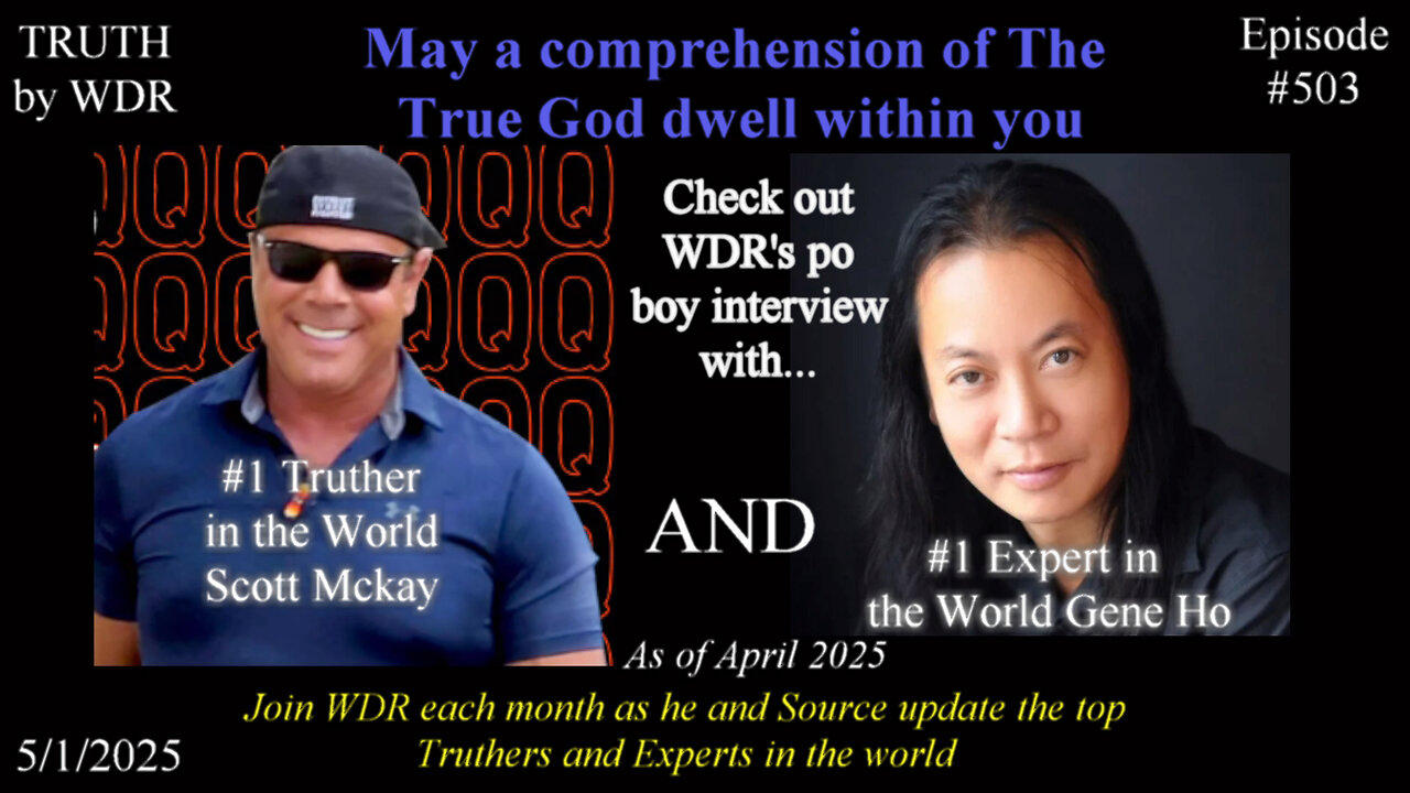 May a comprehension of the True God dwell within you = TRUTH by WDR - Live show and replay
