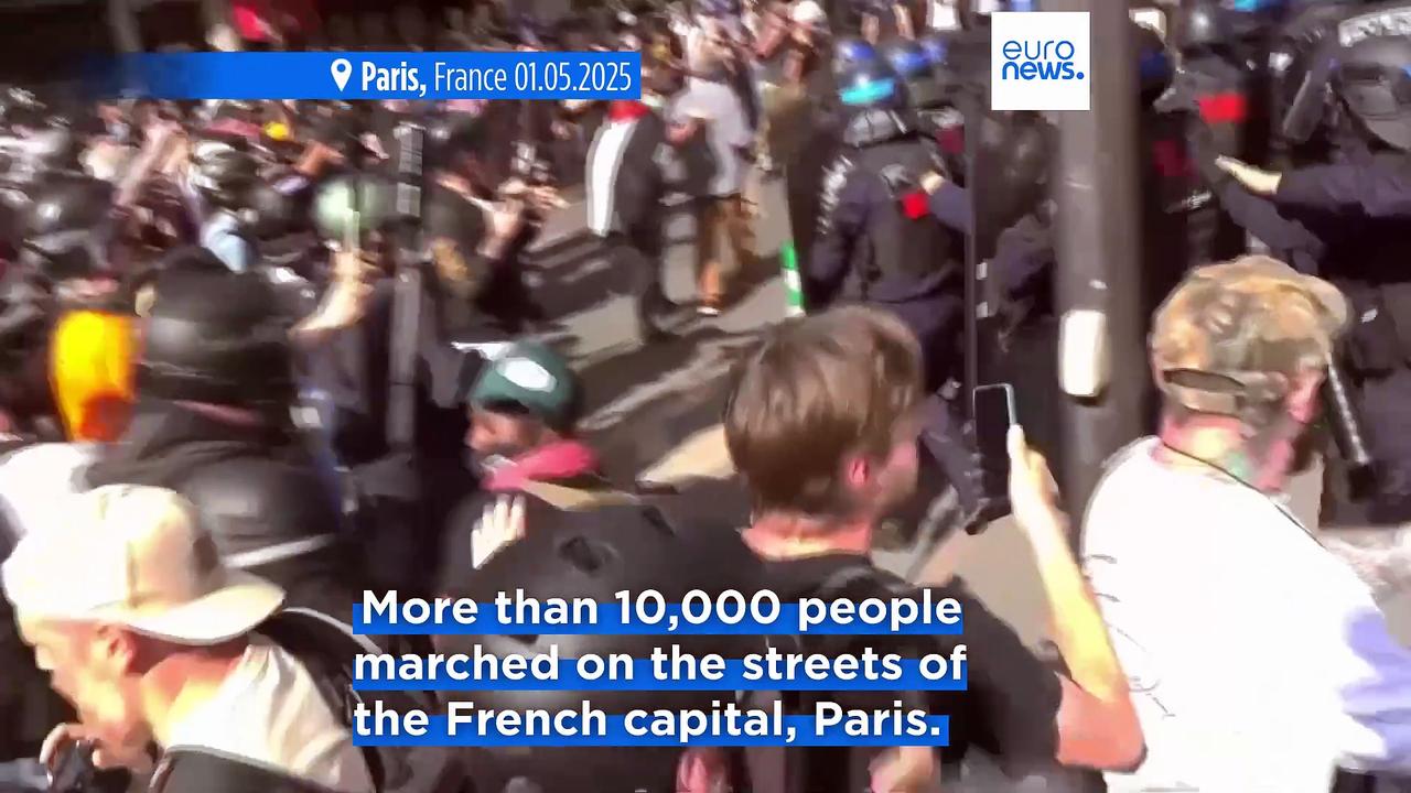 Tens of thousands of people took part in May Day rallies across Europe