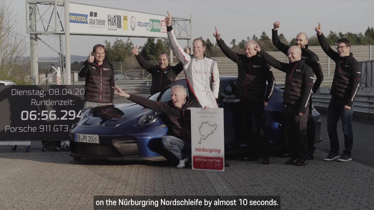 New Porsche 911 GT3 masters the Nordschleife in 6:56.294 minutes