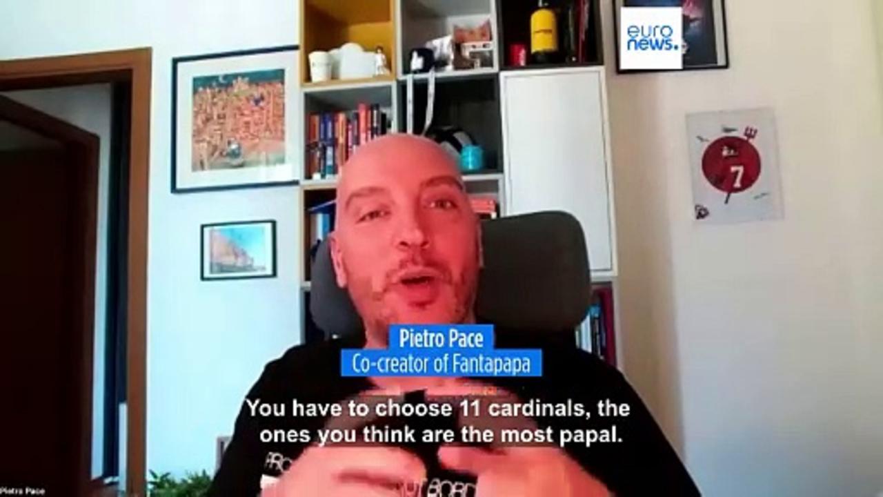 Thousands of Italians play Fantapapa, a fantasy football-like game to predict the next pope