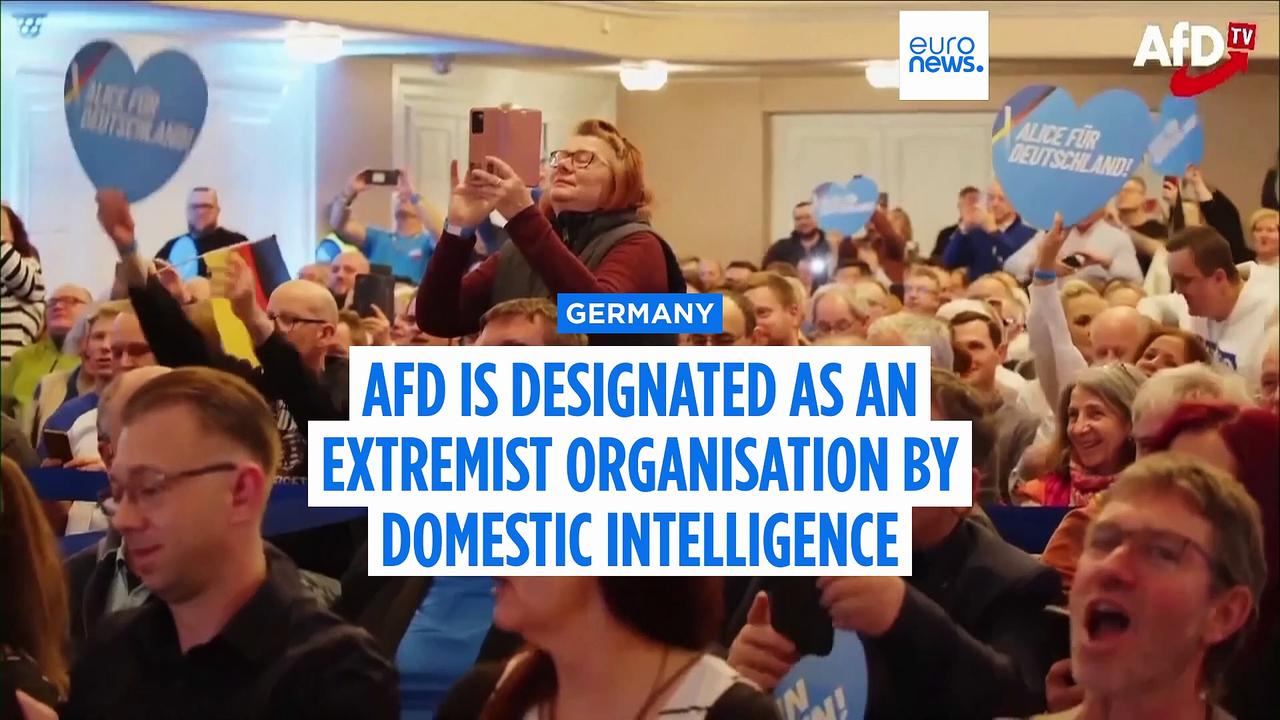 Germany designates AfD as right-wing extremist organisation, citing threat to democracy