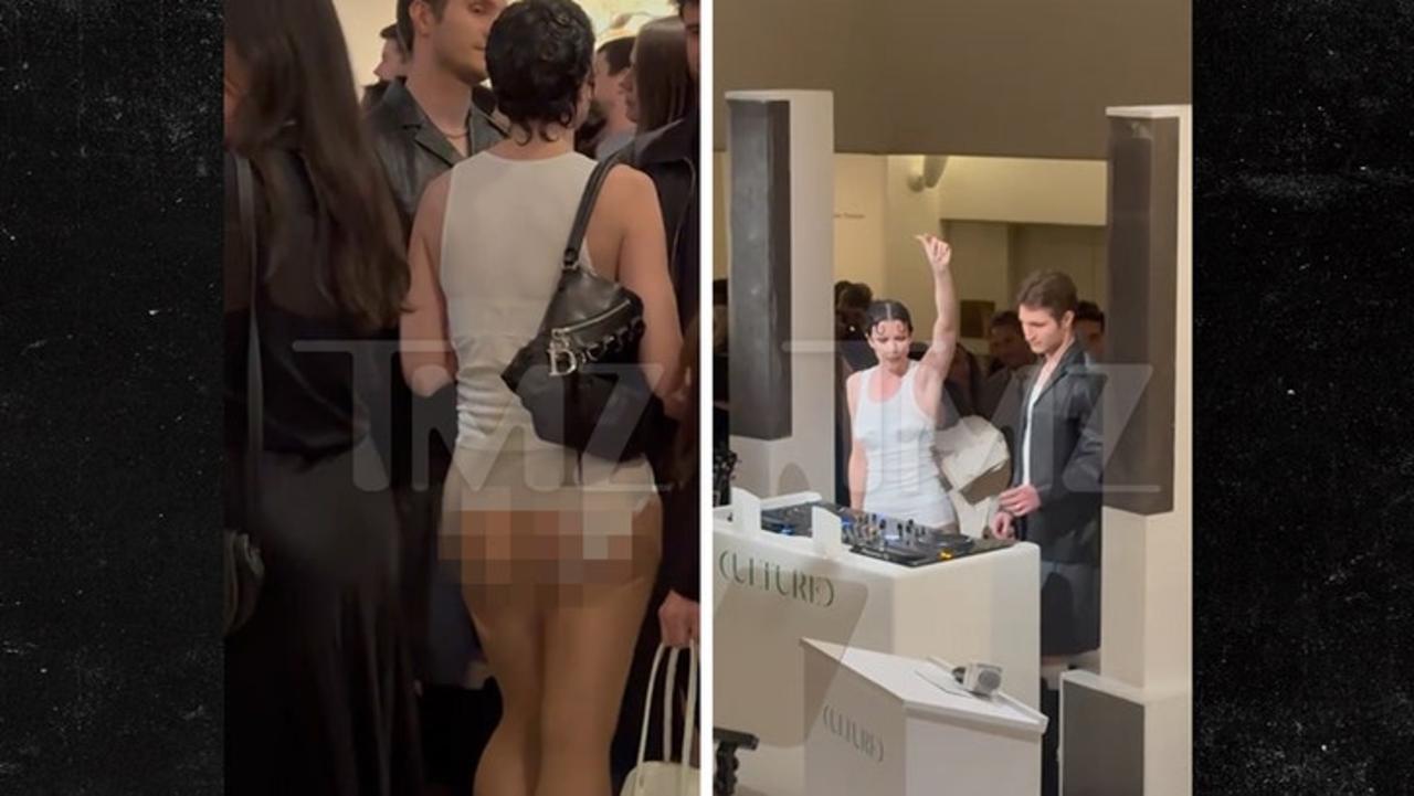 Julia Fox Wears Dress With No Backside At Cultured Magazine Party