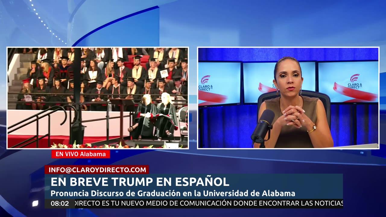 EN VIVO, TRUMP EN ESPAÑOL ceremonia de graduación de la Universidad de Alabama