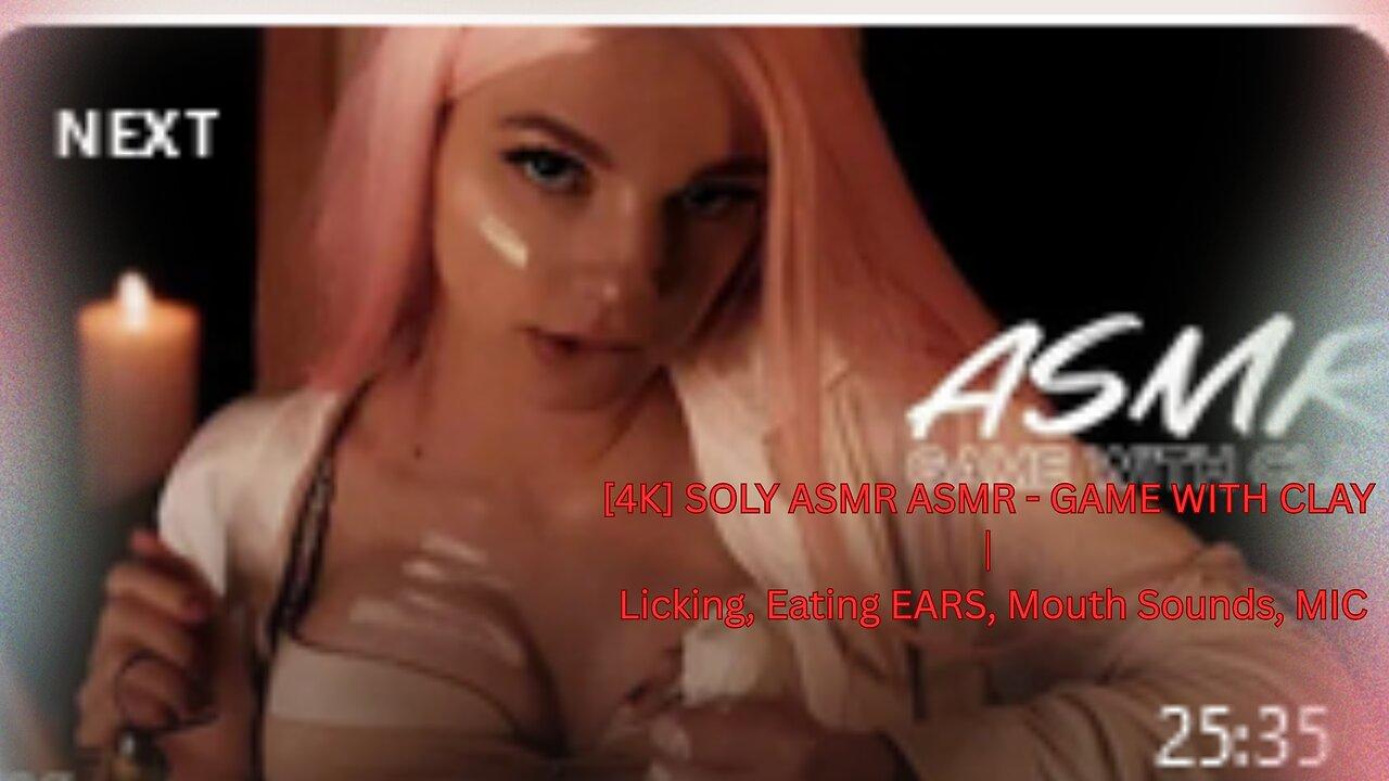 [4K] SOLY ASMR ASMR - GAME WITH CLAY