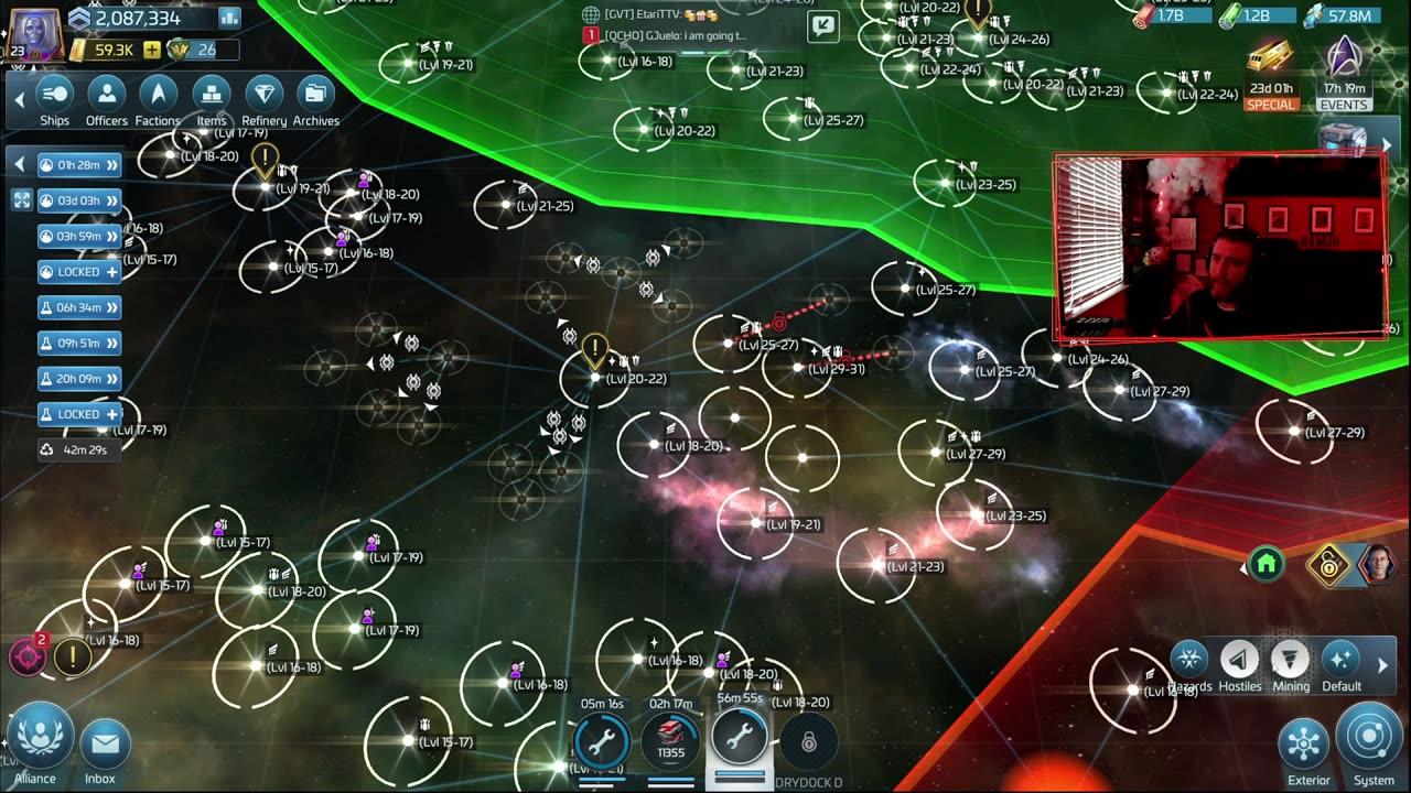 (server 709) Ops 23 New Commander - OPC Hunting - STFC Live Stream