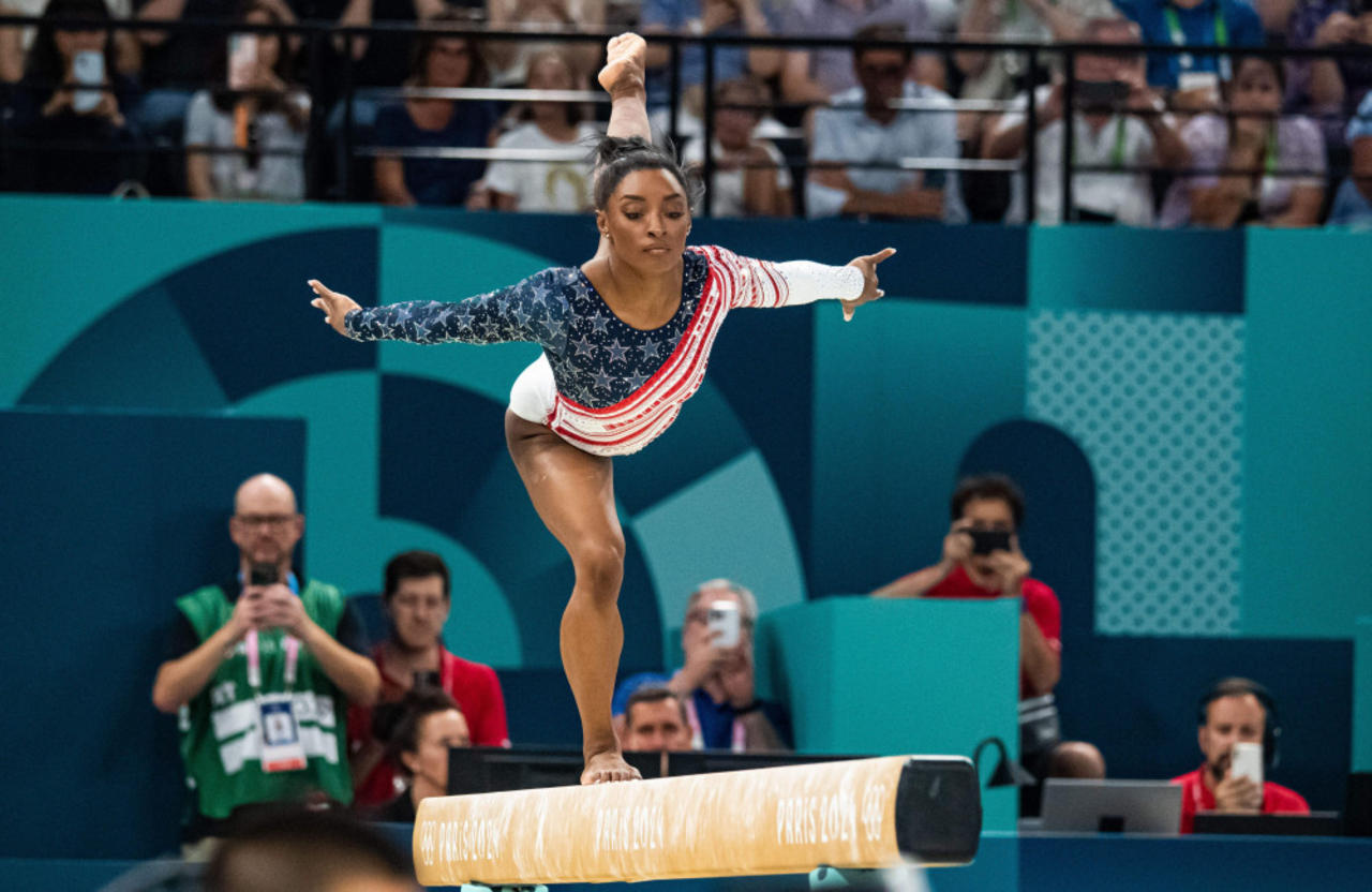 Olympian Simone Biles shares her thoughts on her future children pursuing sports