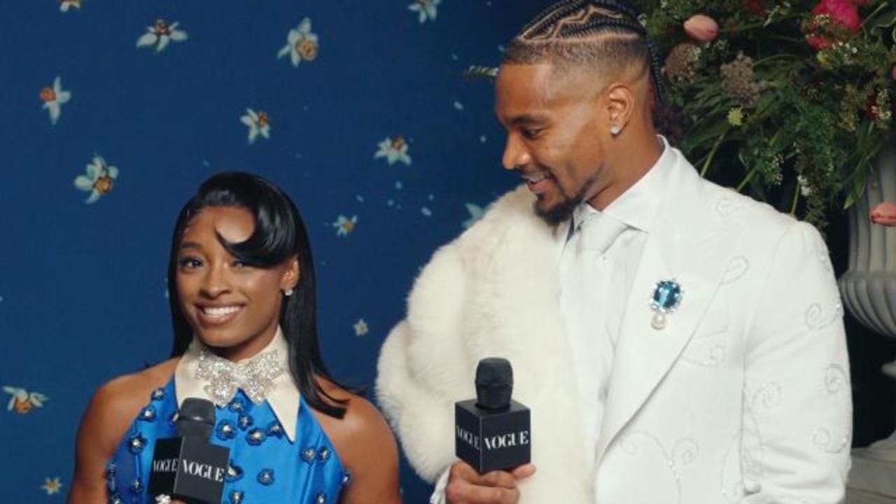 Simone Biles & Jonathan Owens on Their First Met Gala Together