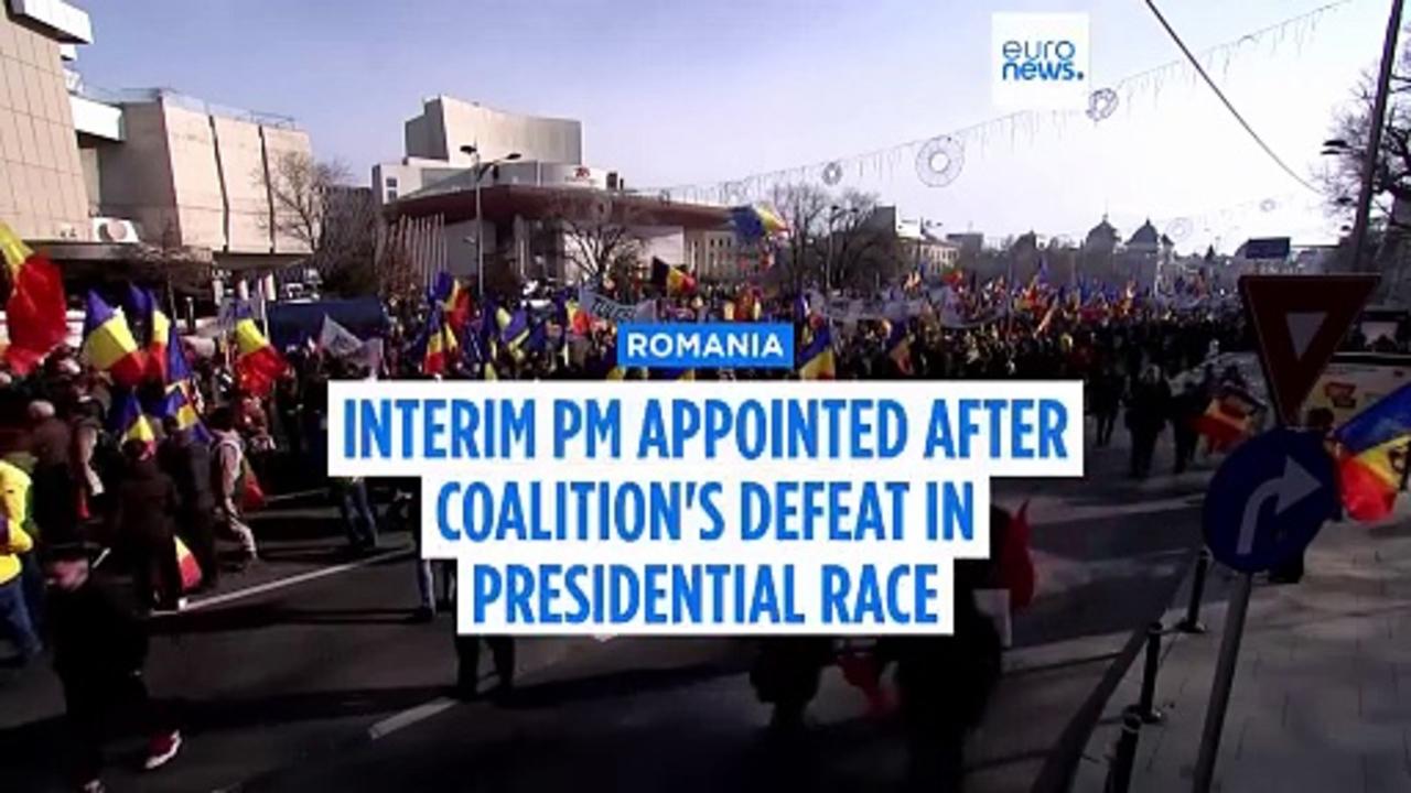 Romania's president appoints caretaker PM following presidential race loss fallout