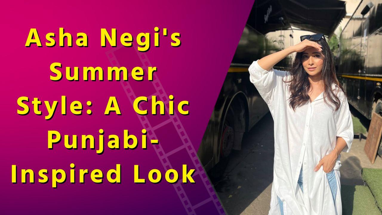 Asha Negi gives it her all to slay summer fashion in ‘chubhti jalti garmi’