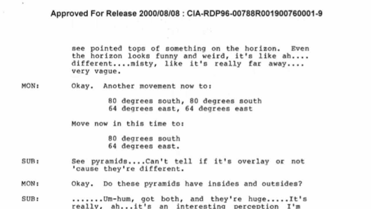 Remote Viewing and Weather Control (CIA Stargate)