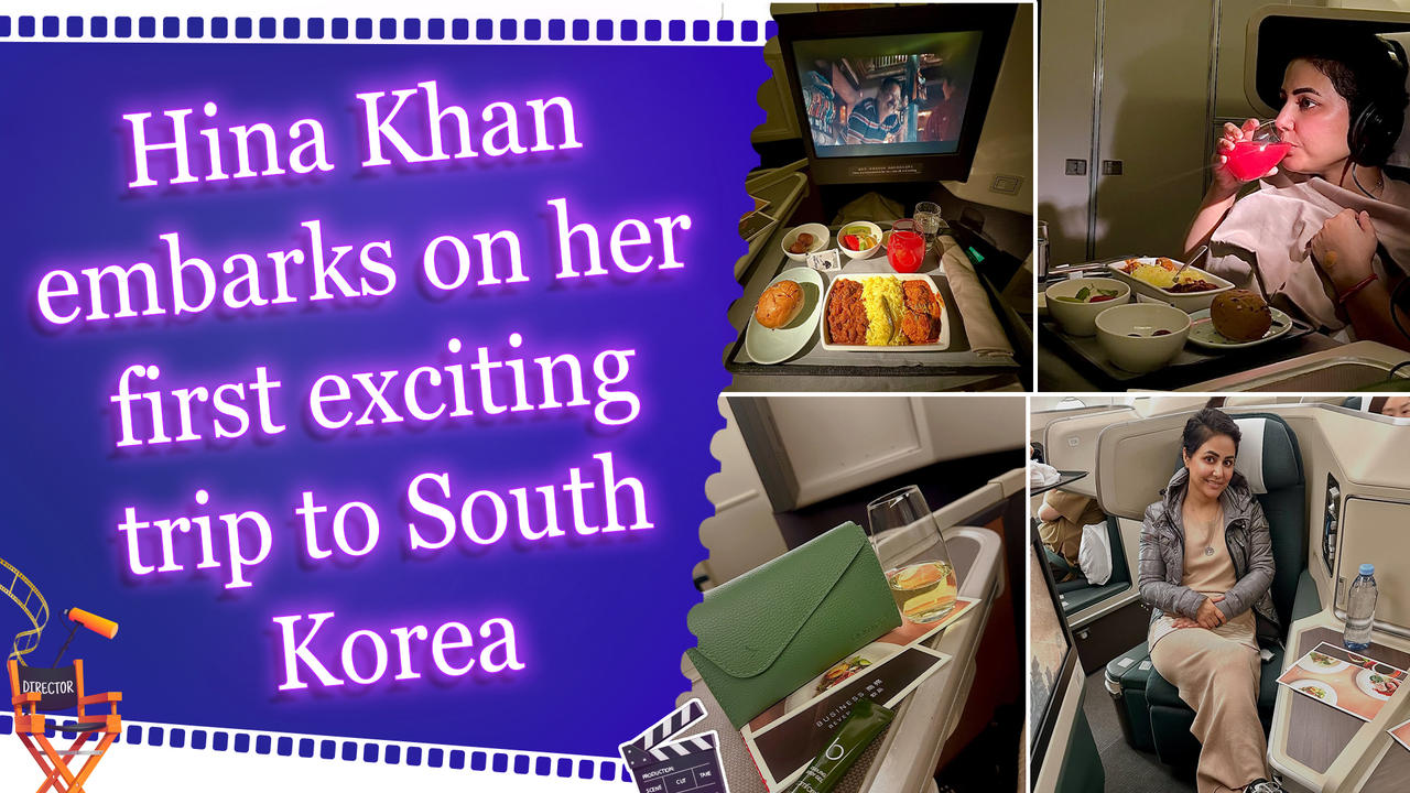Hina Khan embarks on her first exciting trip to South Korea
