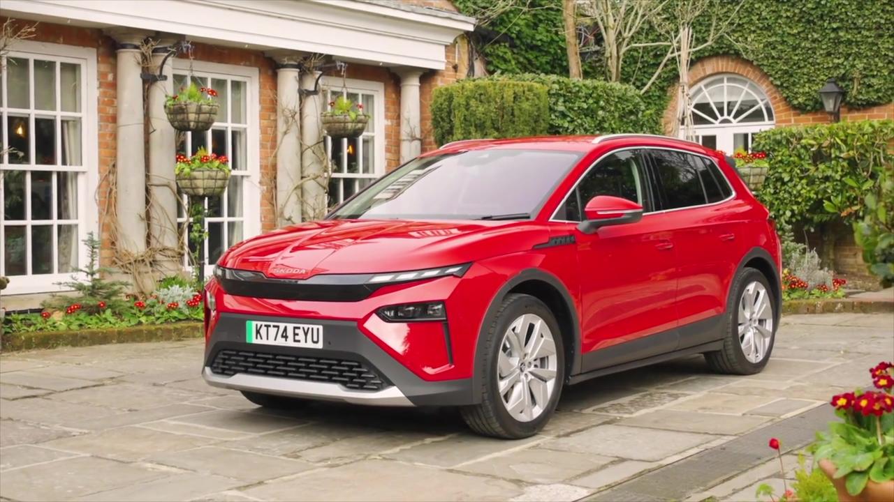 2025 Skoda Elroq Exterior Design in Velvet Red