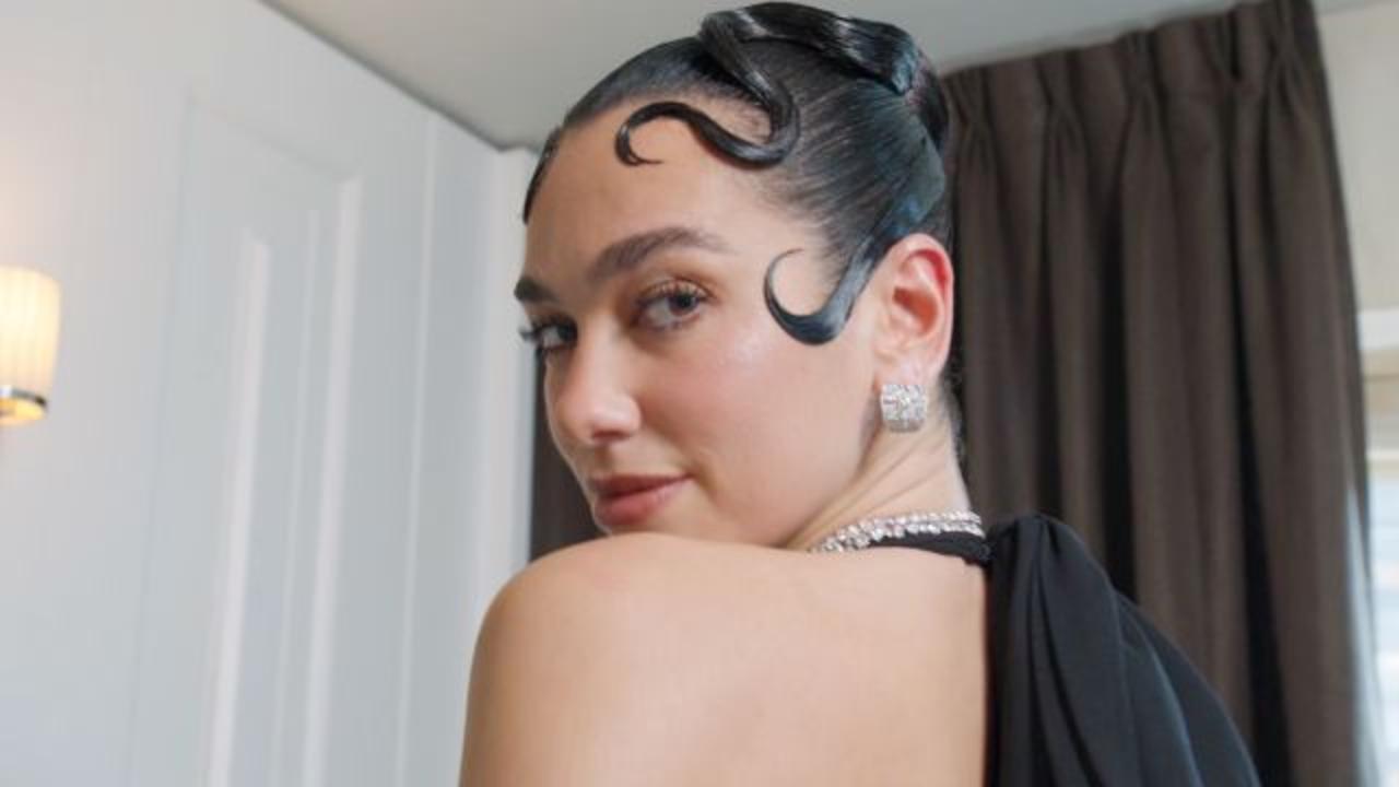 Dua Lipa Gets Ready for the Met Gala