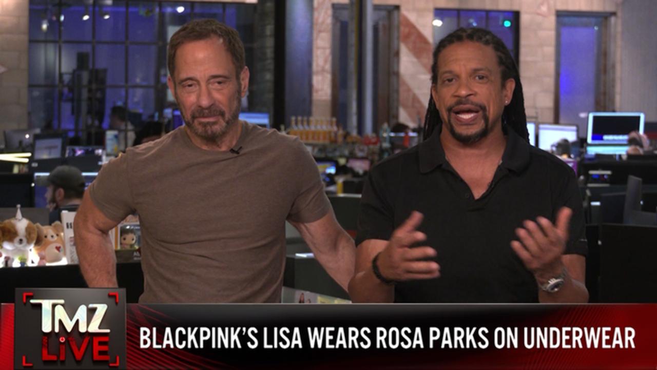 BLACKPINK's Lisa Appears to Have Rosa Parks' Face on Undies at Met Gala | TMZ Live
