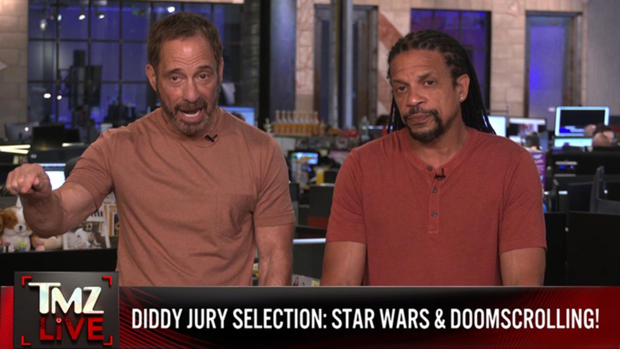 The Diddy Trial: Jury Selection Continues And Geragos In Hot Water Over '2 Angry Men' Podcast | TMZ Live