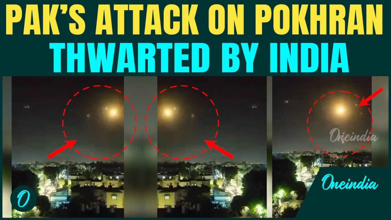 TITLE: VIDEO | India’s Defence System Destroys Pakistan Missiles over Pokhran in Jaisalmer
