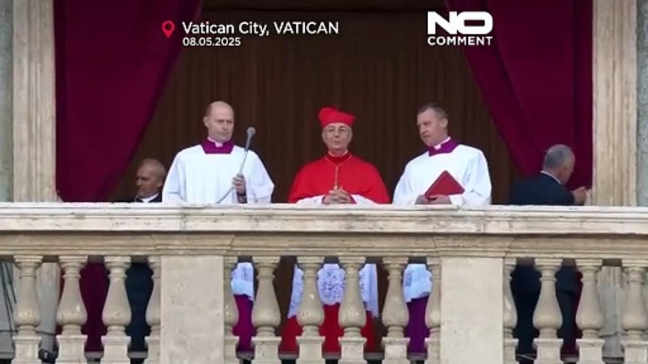 Pope Leo XIV, first US pope, addresses crowd at St Peter's Square