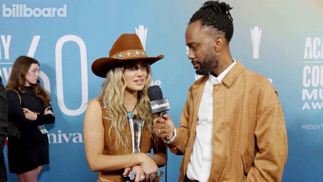 Lainey Wilson On Winning Entertainer of the Year Two Years In A Row & Gives Advice to Young Artists | ACM Awards 2025
