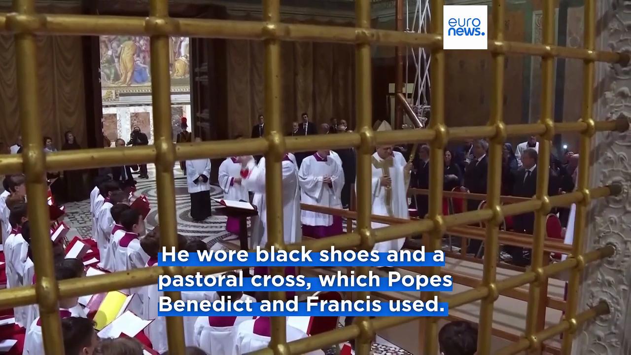 Pope Leo XIV holds his first Mass in the Sistine Chapel: 'We are a community'