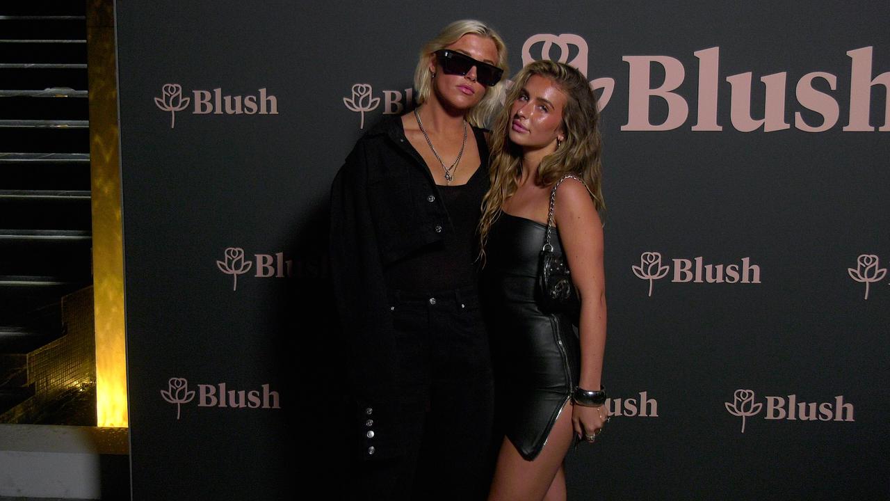 Ava Sage and Riley Saurage attend the Blush x Daily Front Row 'Sounds of Summer' red carpet