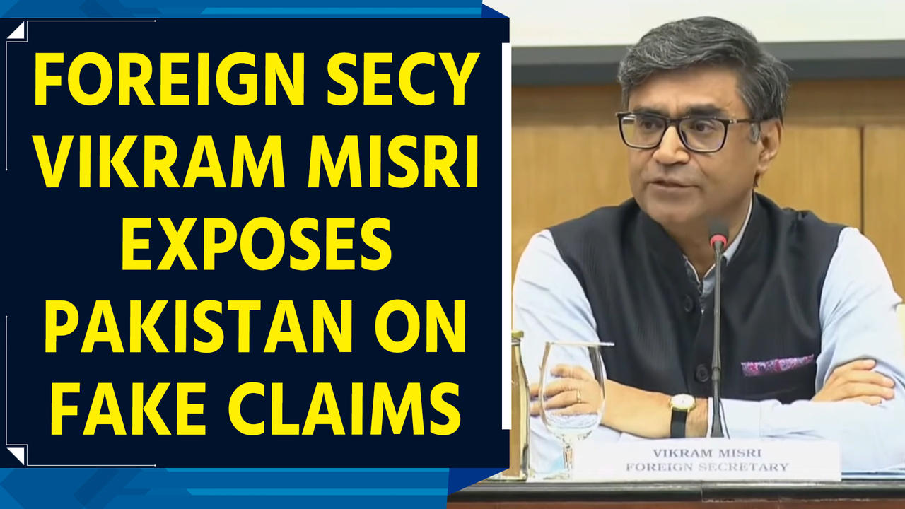 Foreign Secy Vikram Misri exposes Pak on fake claims on Air force station in Sirsa & Afghanistan