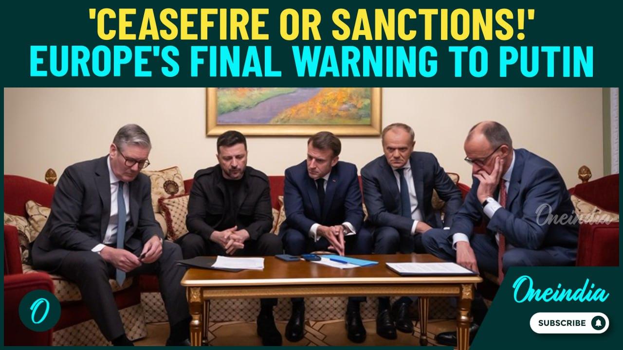 Trump Teams Up with Europe to Demand Unconditional 30-Day Ukraine Ceasefire—Putin’s Final Warning!