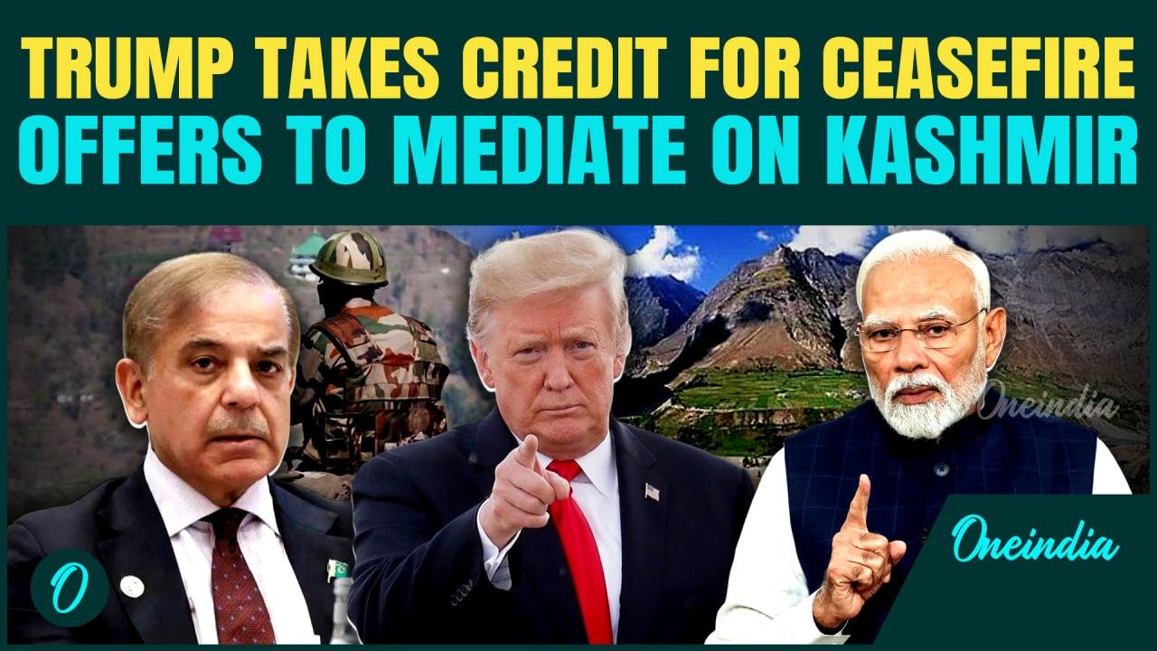 Trump Takes Credit For India-Pakistan Peace | Offers 'Thousand-Year' Solution On Kashmir