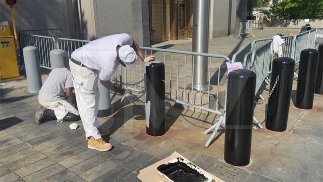 Diddy Courthouse Gets Fresh Paint As Global Attention Mounts Amid Trial